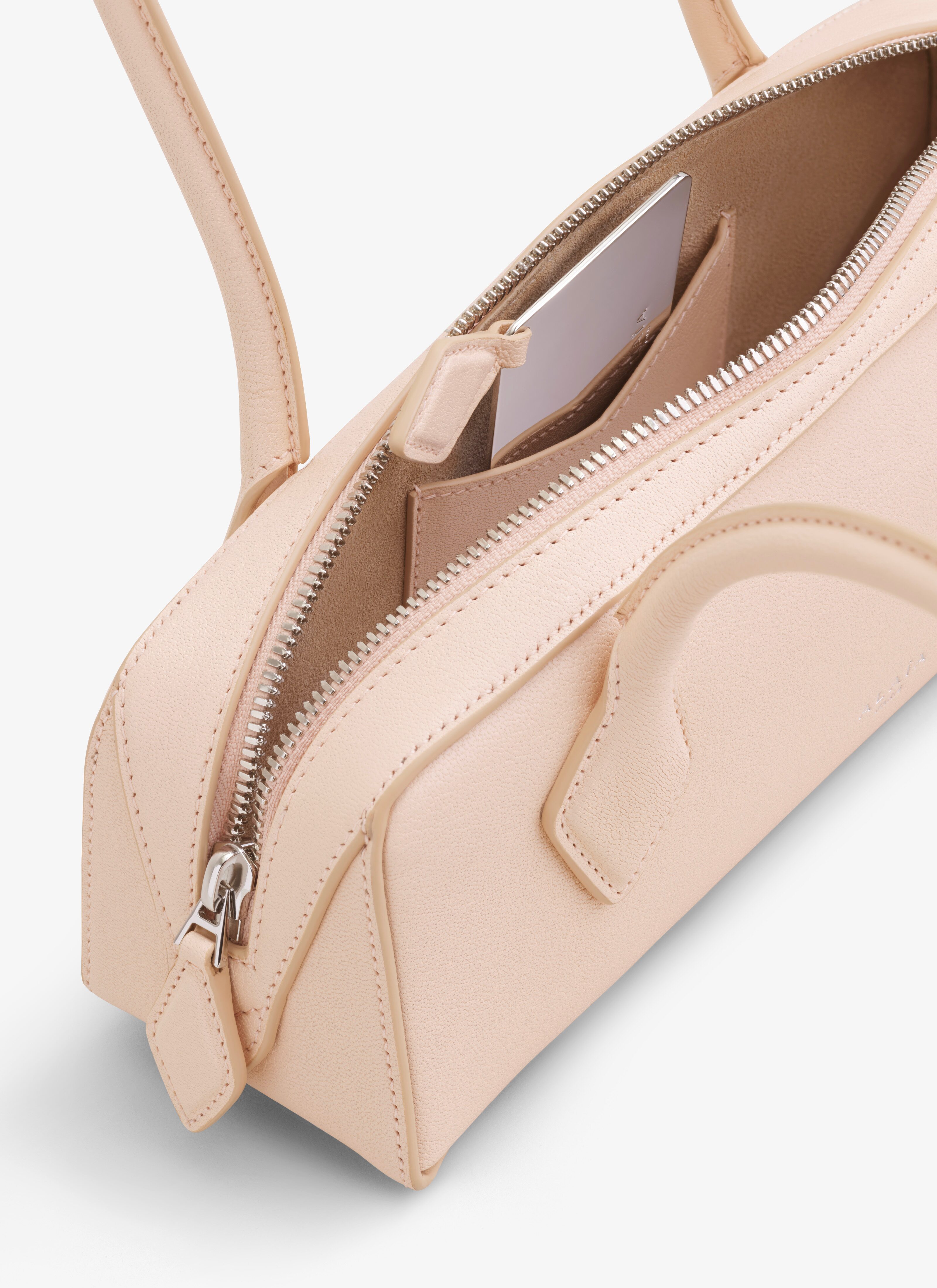 LE TECKEL SMALL BAG IN CALFSKIN LE TECKEL SMALL BAG IN CALFSKIN - maison-alaia.com